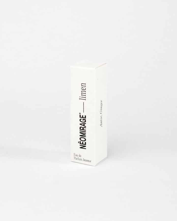 Néomirage limen perfume 3ml packaging on a white background